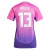 Original Fußballtrikot Deutschland Muller 13 Auswärtstrikot EURO 2024 Für Damen